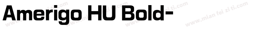 Amerigo HU Bold字体转换